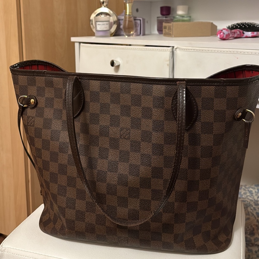 (SOLD) LV Neverfull MM Damier Ebene